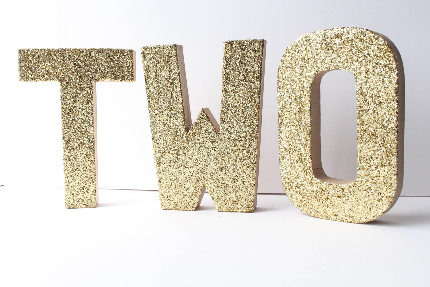 Gold Glitter Letters Paper Mache Letters Gold Letters