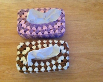 Crochet Kleenex box cover
