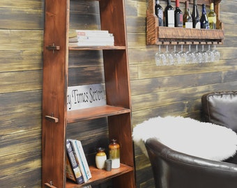 Hutch Display Cabinet Farmhouse Decor Open Shelving Unit