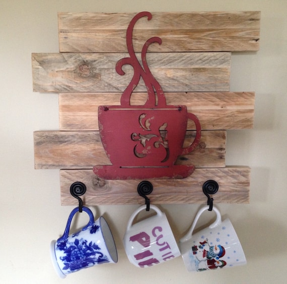 Coffee Cup Wall Hooks Free shipping
