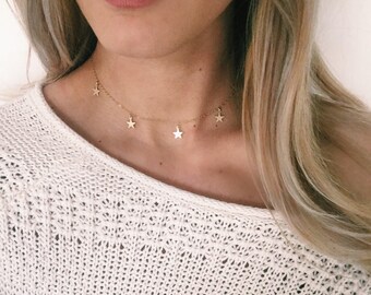 Star Gaze Choker Necklace