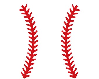 Baseball Lines Minimalist Embroidery Design