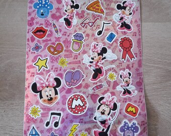 Minnie scrapbooking stickers