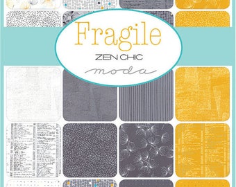 Fragile Charm Pack by Zen Chic for Moda Fabrics - 5 inch squares