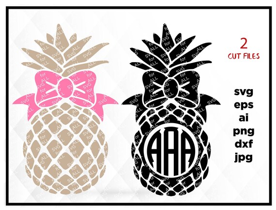 Download Pineapple SVG Pineapple Monogram svg Pineapple Monogram frame