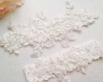 Wedding Garter , bridal garter, light Ivory garter,Tossing Garter,Keepsake Garter,Off white Lace Garter, Champagne garterA03#
