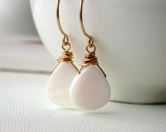Sale. Mother of Pearl Earrings