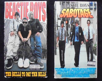 2 Beastie Boys Vintage VHS Tapes