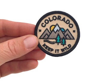 Colorado - Keep It Wild - Iron on Patch