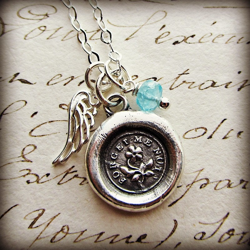 Lost Child Memorial Necklace Remembrance Necklace Forget