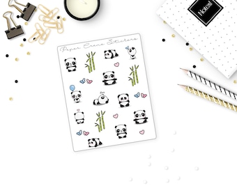 Kawaii Panda Stickers