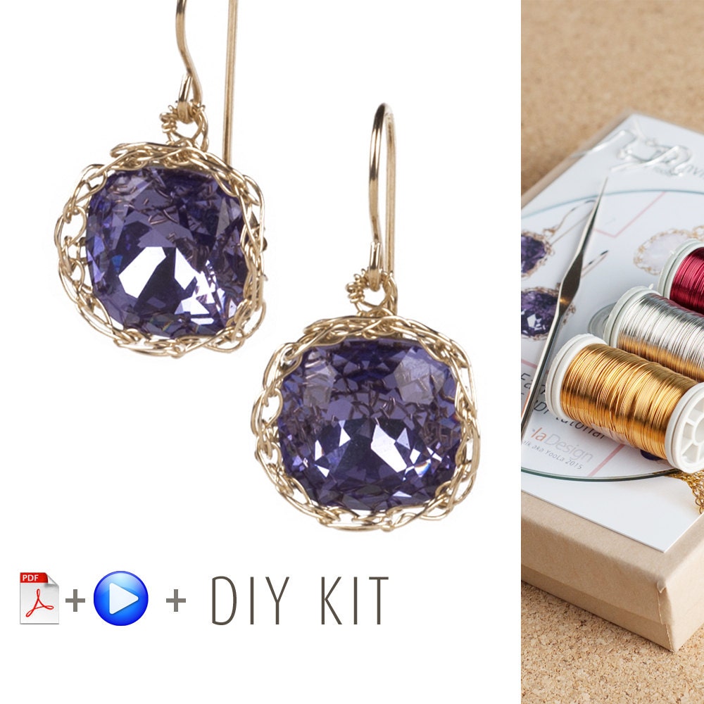 Earring Kit Jewelry Making Kit Earring Pattern DIY Earring kit