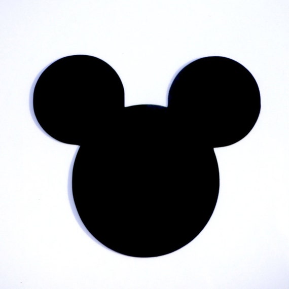 4 Mickey Mouse Head Ears Die Cut Disney's Mickey