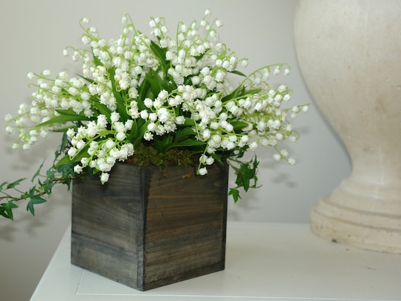 wood boxes woodland planter flower box rustic barn square pot