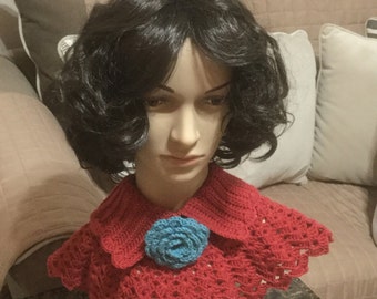 Crochet Scarflette Victorian/neck warmer