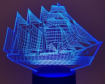 Sailboat lamp | Etsy