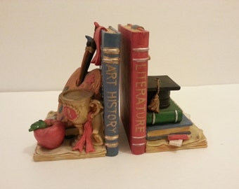 Art History Literature Bookends