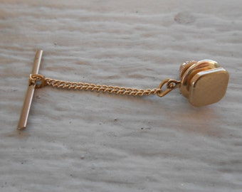 Vintage Gold Lapel Pin. Wedding, Dad, Groomsmen Gift, Birthday.