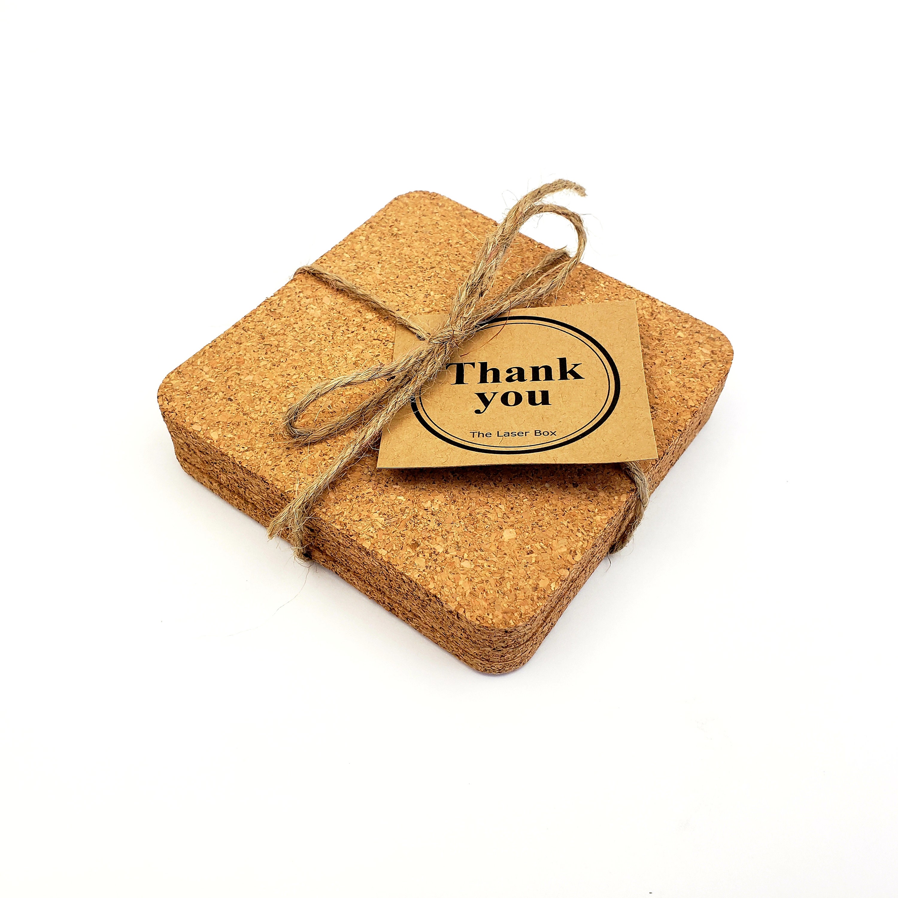 Personalized Cork Coasters - Monogrammed - Last Name - Name Personalized Cork Coasters - Monogrammed - Last Name - Name