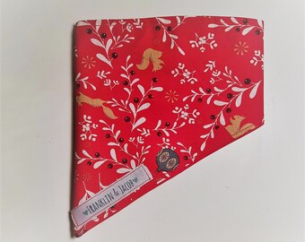 Winter/Christmas Collection Squirrel Nutkin Dog Pet Tie On Bandana Neckerchief