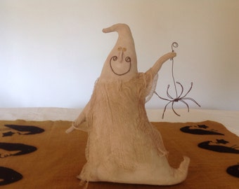 A ghost and his spider