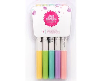 New Jane Davenort Pastel Paint Over Pens Archival Opaque Ink Mixed Media JDMM