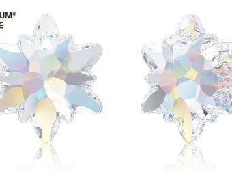 Swarovski 6748 - Edelweiss Crystal Pendant