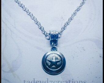 Captain America Inspired Shield Pendant
