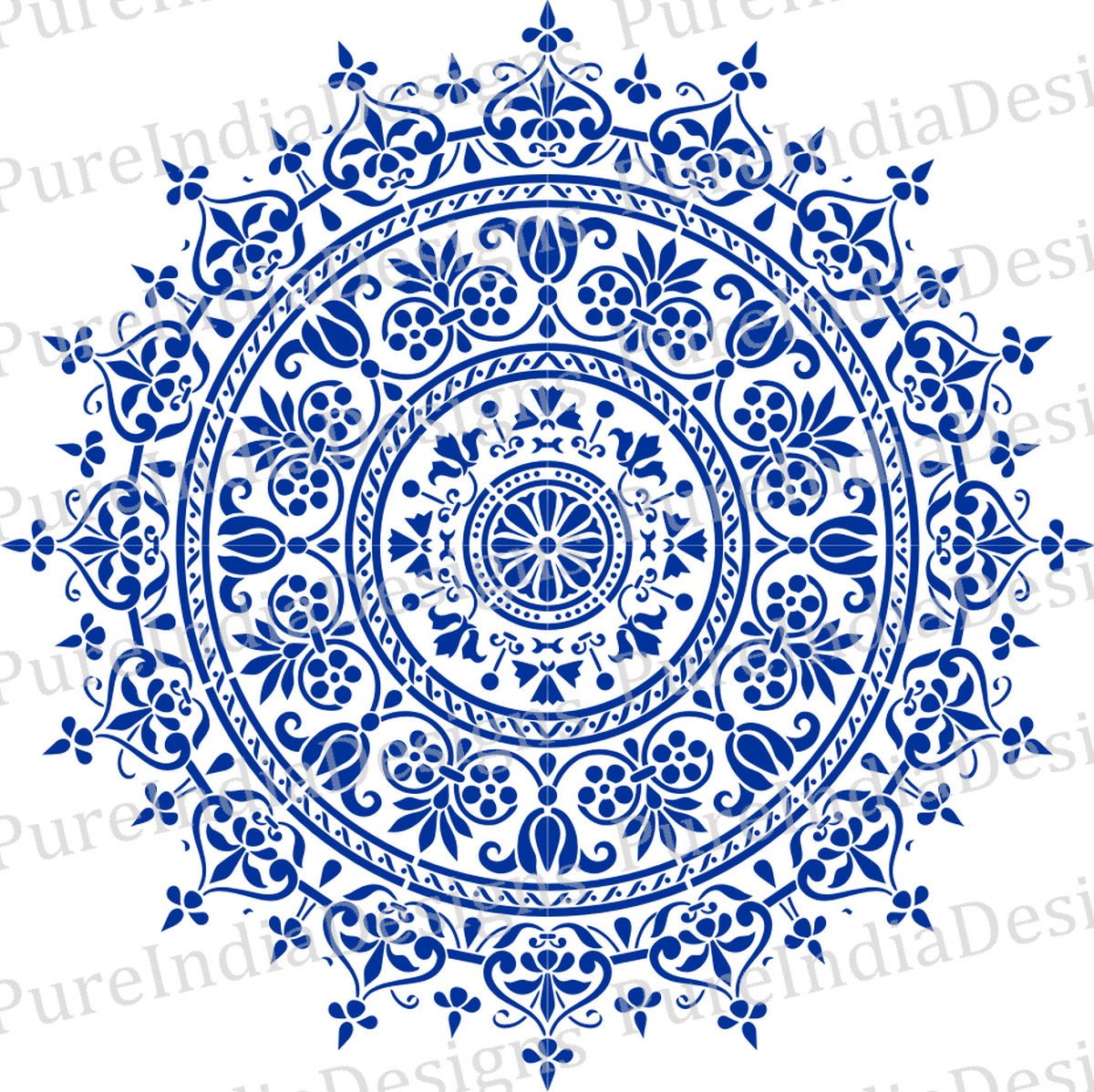 Download Mandala svg Arabic Mandala Round Pattern Stencil EPS DXF