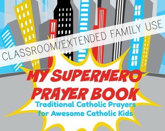 My Superhero Prayer Book CLASSROOM/EXTENDED FAMILY use *digital download*