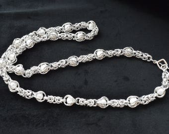 Beaded Chainmaille Necklace