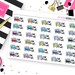 30 Car Wash Planner Stickers for Erin Condren Life Planner, Plum Paper, or Mambi Happy Planner || C5004
