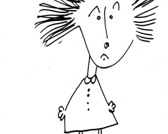 I will draw Bad Hair Day for you