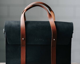 Leather Briefcase Men, Leather Messenger Bag, Men's Briefcase, Laptop Briefcase, Messenger Bag, Laptop Bag, Women bag