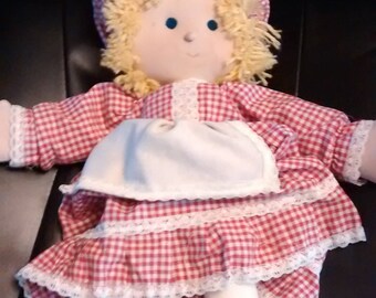 Vintage 1980s rag doll