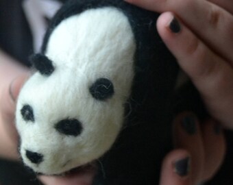 Needle Felted Giant Panda and baby