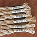 Lot of 6 Color 613 DMC 5 Pearl Cotton Color Number 613 Lot of 6 Skeins New Condition In Original Wraps