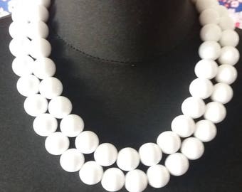 1950s Double Strand Necklace