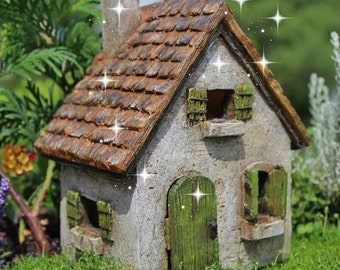 Fairy garden house, fairy cottage, miniature house, fairy garden accessories, fairy house, miniature garden, miniature garden house