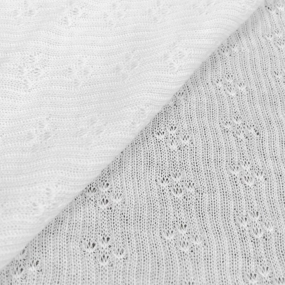 100 Cotton Pointelle Knit Fabric Wholesale Price Available