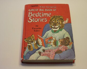 Bedtime Stories- Tibor Gergely's Great Big Book of Bedtime Stories (1967) - Children's Book, Story Book