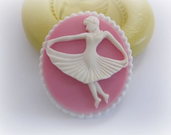 Ballerina Mold Cameo Fondant Mold