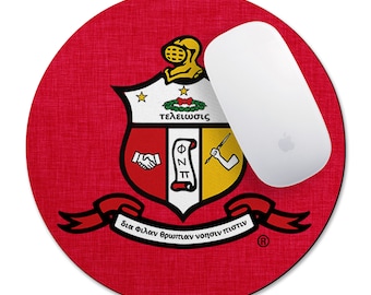 Kappa Alpha Psi Round Mouse Pad