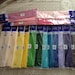 New Unused Really Nice DENNECREPE Papier Brand CREPE PAPER Lot of 15 Colors with 4 more packages slightly used Total 19 Colors