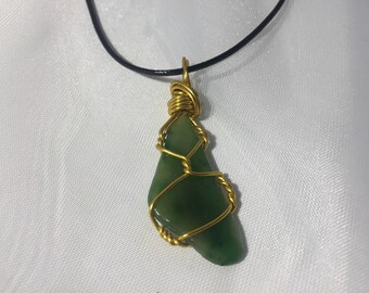 Green Jade Nephrite Necklace