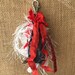 Bag tag l Purse Charm l Tassel l Backpack l planner l Red Black White