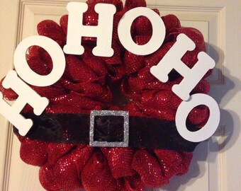 Ho Ho Ho Wreath