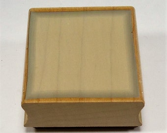Wavy Background Square Wood Mounted Rubber Stamp From Hero Arts Shadow Stamps E2055