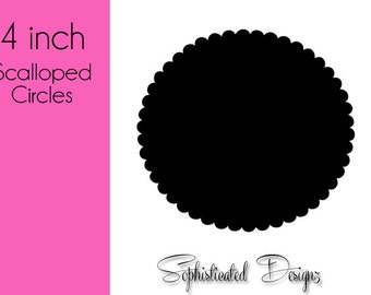 Scalloped Circle Die Cuts