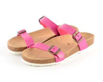 Women's Summer slippers solid color 100% Made in Italy